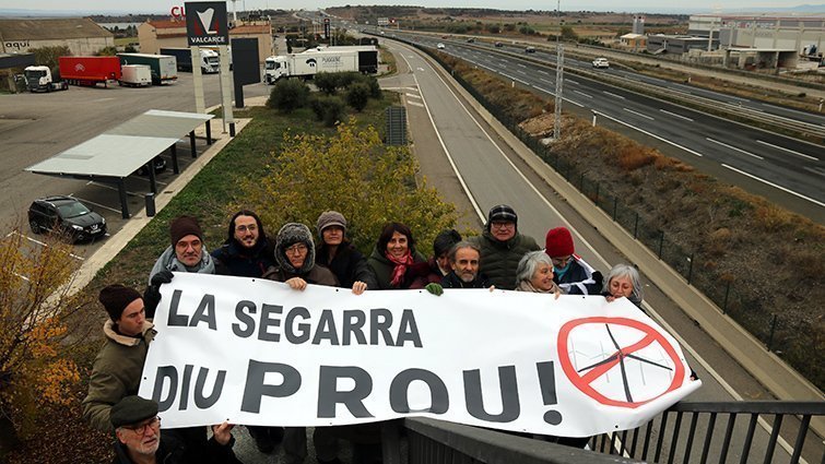 La Segarra es mobilitza contra els parcs eòlics ©AnnaBerga