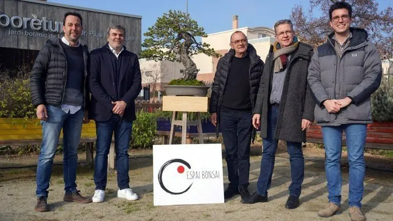 Neix l'Espai Bonsai a l'Arborètum de Lleida ©AjLleida