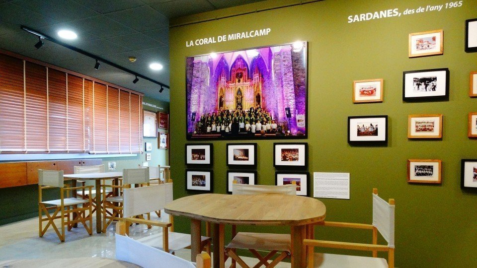 L'interior del nou Espai de memòria cultural de Miralcamp ©AjMiralcamp