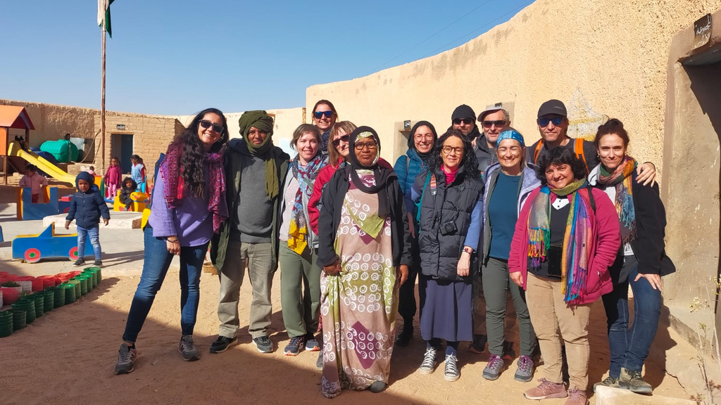 14 membres de la Paeria de Lleida visiten els Poble Sahrauí ©Sahara Ponent