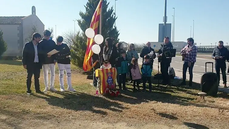 Acte de la inauguració del passeig Hermi Defior al Palau d'Anglesola ©AjPalauAnglesola