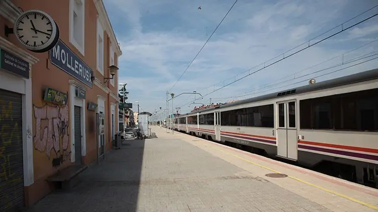 Imatge arxiu estacio de Renfe a Mollerussa ©JosepAPérez