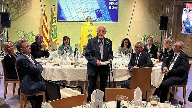 Josep Vallverdú convidat d'honor premi de poesia Maria-Mercè Marçal ©MartaArgilès