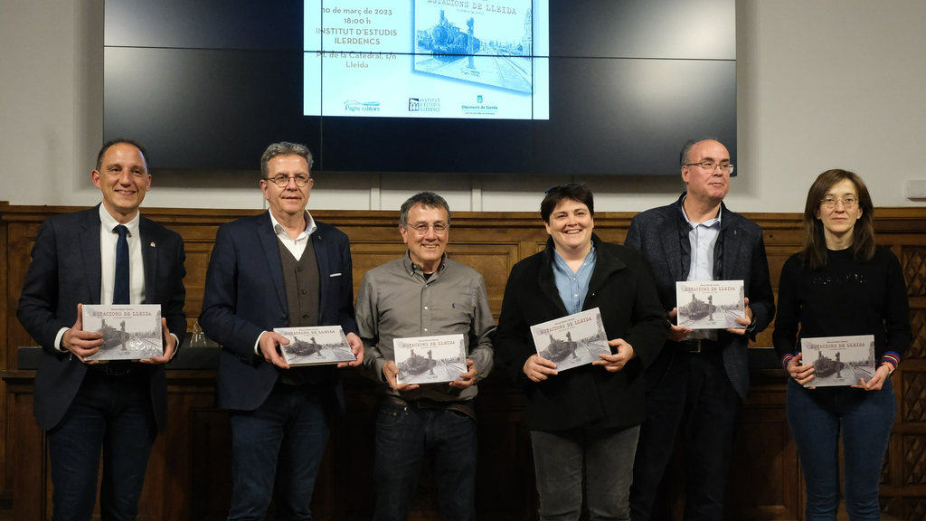 Presentació del nou llibre de les 'Estacions de Lleida' de Marçal Abella ©IEI