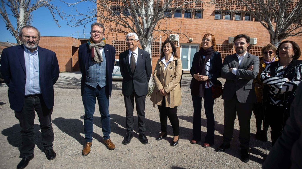 Tret de sortida per l'ampliació del CAP de Tàrrega ©Diputació de Lleida