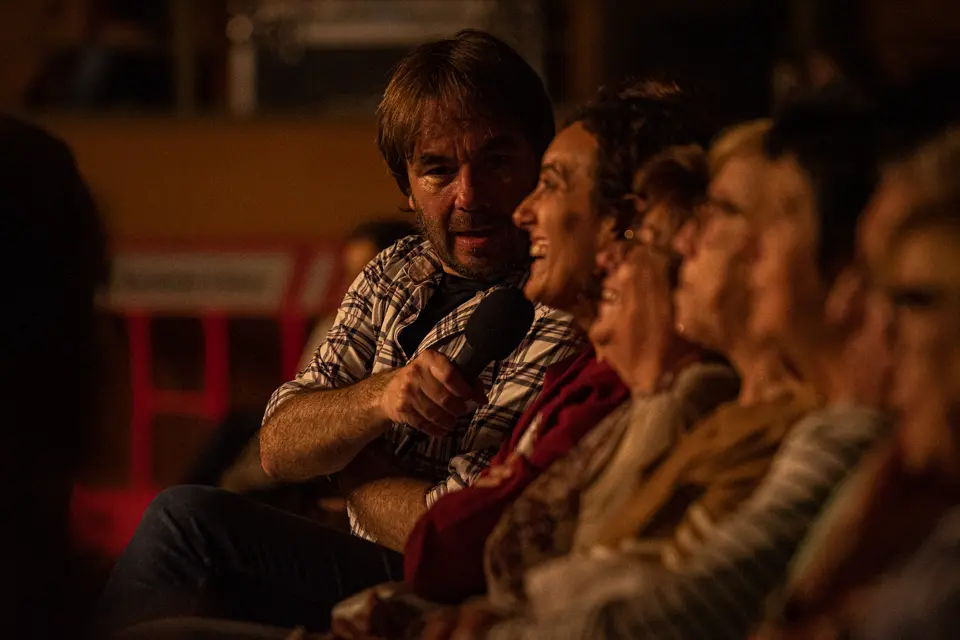 Quim Masferrer a un dels actes de celebració de la Festa Major de Sant Gaietà 2023 a Aitona - Foto: Jordi Vinuesa
