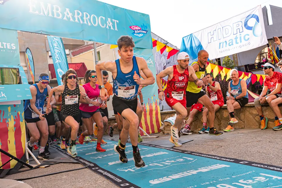 Sortida de l'Embarrocat durant la Festa Major de Sant Gaietà 2023 a Aitona - Foto: Jordi Vinuesa