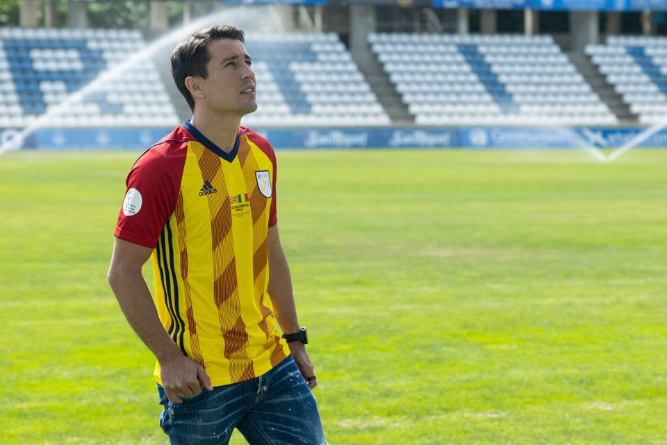 Bojan Krkic amb la samarreta de la Selecció Catalana - Foto: FCF