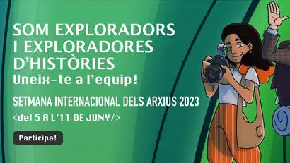 Cartell de la Setmana Internacional dels Arxius 2023