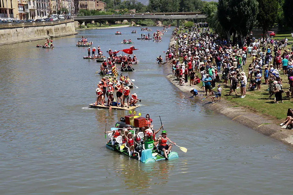 Suspesa la baixada de barques de la Transsegre de Balaguer per la sequera - Foto: Anna Berga