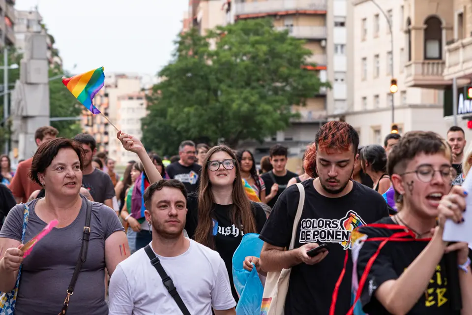 Manifestació per l'alliberament sexual i de gènere a Lleida - Foto: Jordi Vinuesa