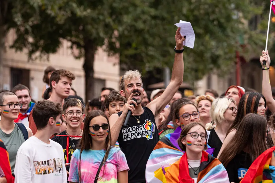 Manifestació per l'alliberament sexual i de gènere a Lleida - Foto: Jordi Vinuesa