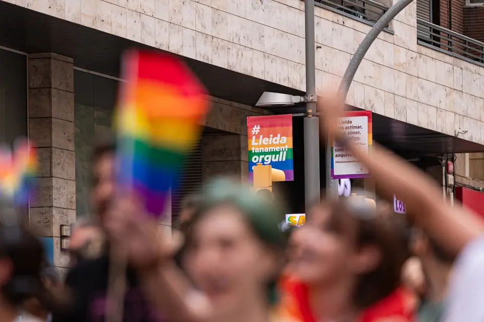 Manifestació per l'alliberament sexual i de gènere a Lleida - Foto: Jordi Vinuesa