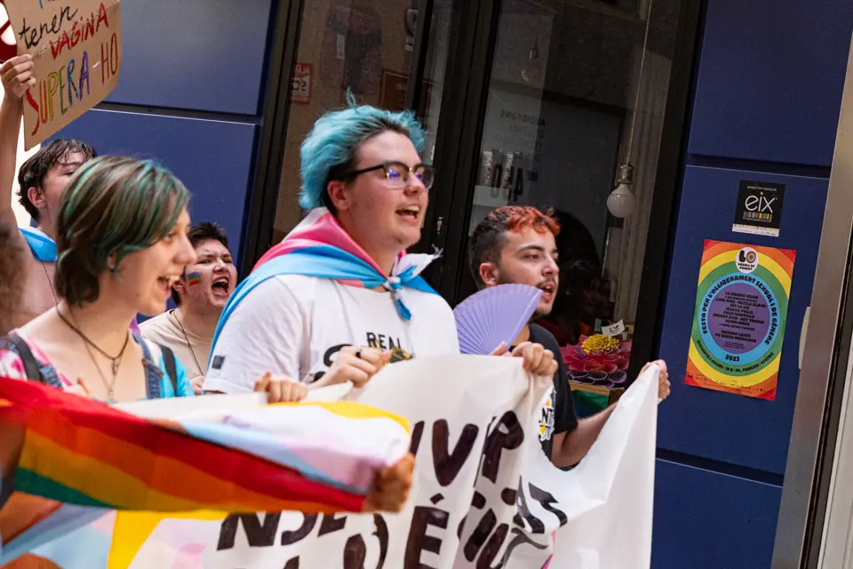 Manifestació per l'alliberament sexual i de gènere a Lleida - Foto: Jordi Vinuesa