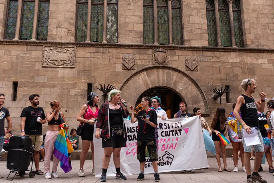 Manifestació per l'alliberament sexual i de gènere a Lleida - Foto: Jordi Vinuesa