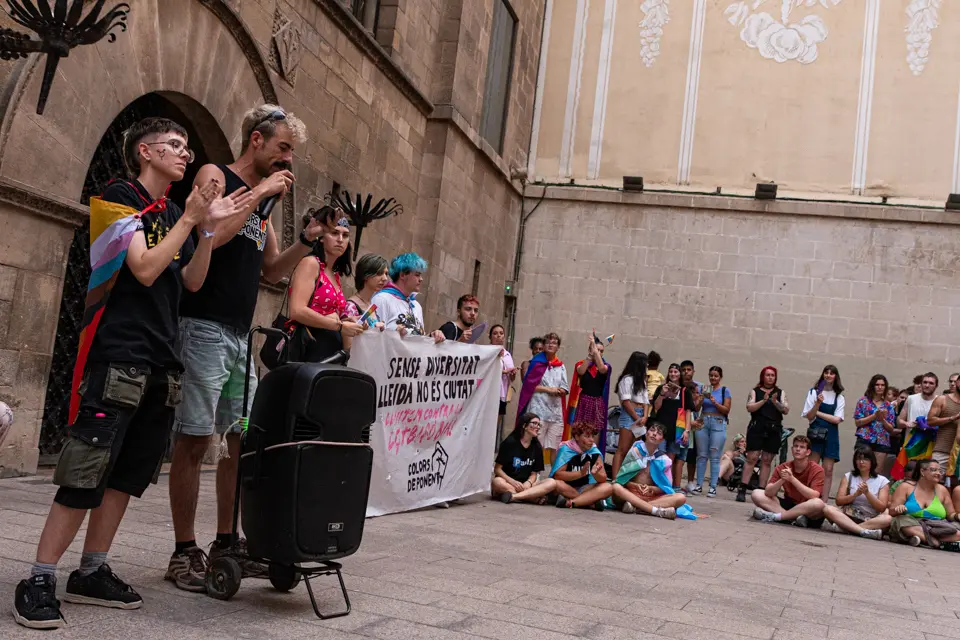 Manifestació per l'alliberament sexual i de gènere a Lleida - Foto: Jordi Vinuesa