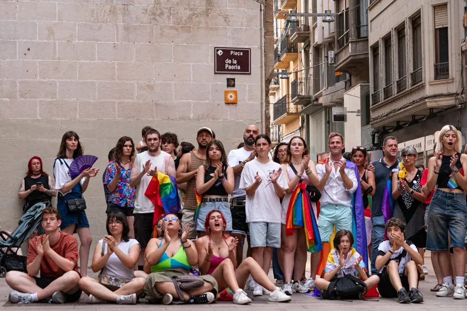 Manifestació per l'alliberament sexual i de gènere a Lleida - Foto: Jordi Vinuesa