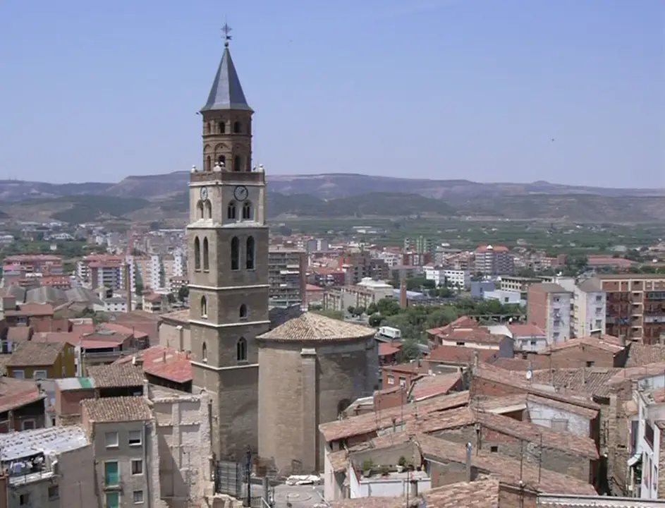 Vista aèria de Fraga - Foto: De ecelan - Self-published work by ecelan, CC BY 2.5, https://commons.wikimedia.org/w/index.php?curid=38503128