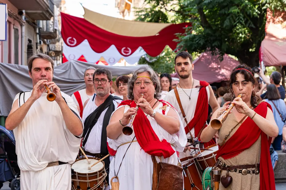 Activitats durant el 26è Mercat Romà de Iesso - Foto: Jordi Vinuesa