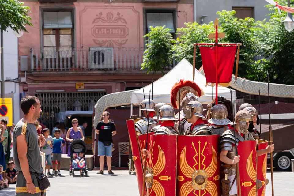 Activitats durant el 26è Mercat Romà de Iesso - Foto: Jordi Vinuesa