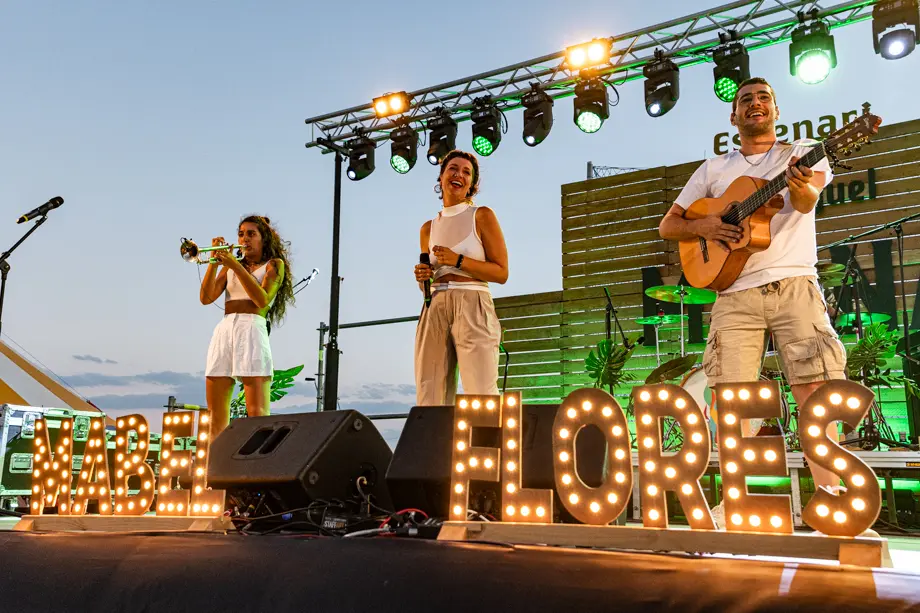 Actuació de Mabel Flores al Càmping Municipal de Tàrrega durant el 25è Paupaterres - Foto: Jordi Vinuesa