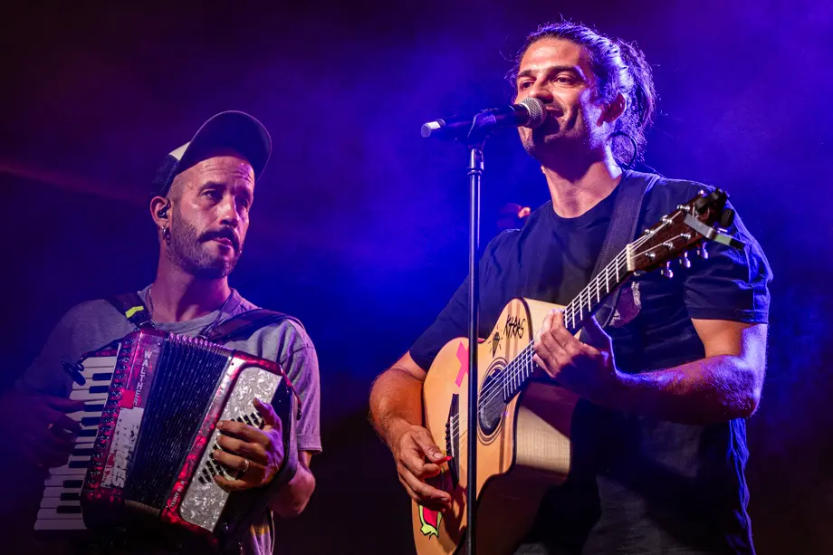 Actuació d'Els Catarres al Càmping Municipal de Tàrrega durant el 25è Paupaterres - Foto: Jordi Vinuesa
