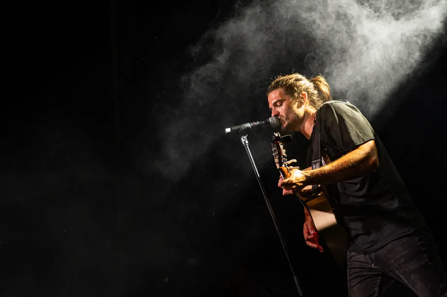 Actuació d'Els Catarres al Càmping Municipal de Tàrrega durant el 25è Paupaterres - Foto: Jordi Vinuesa