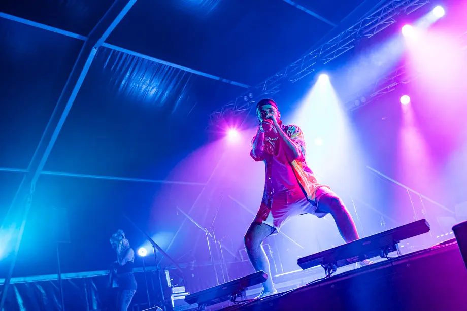 Actuació de Lildami al Càmping Municipal de Tàrrega durant el 25è Paupaterres - Foto: Jordi Vinuesa