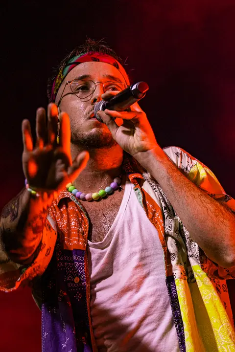 Actuació de Lildami al Càmping Municipal de Tàrrega durant el 25è Paupaterres - Foto: Jordi Vinuesa