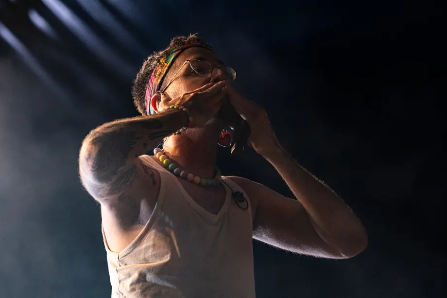 Actuació de Lildami al Càmping Municipal de Tàrrega durant el 25è Paupaterres - Foto: Jordi Vinuesa