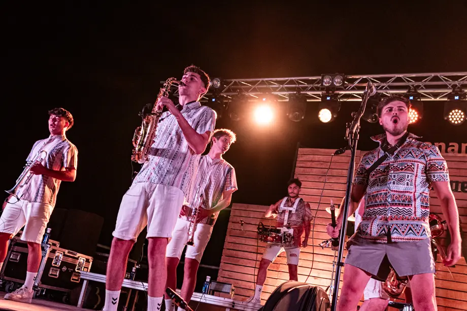 Actuació de La Follia al Càmping Municipal de Tàrrega durant el 25è Paupaterres - Foto: Jordi Vinuesa