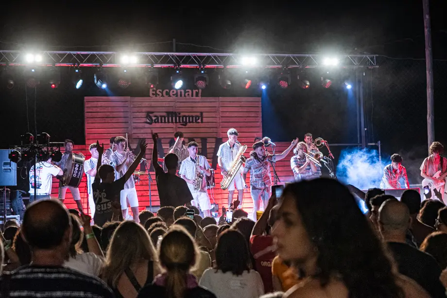 Actuació de La Follia al Càmping Municipal de Tàrrega durant el 25è Paupaterres - Foto: Jordi Vinuesa