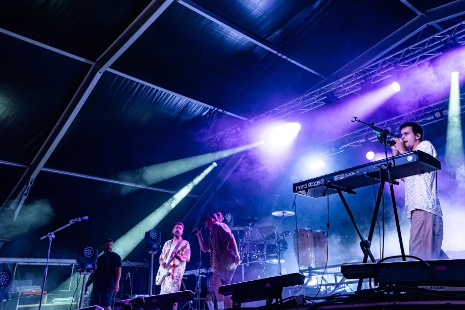 Actuació de Stay Homas al Càmping Municipal de Tàrrega durant el 25è Paupaterres - Foto: Jordi Vinuesa
