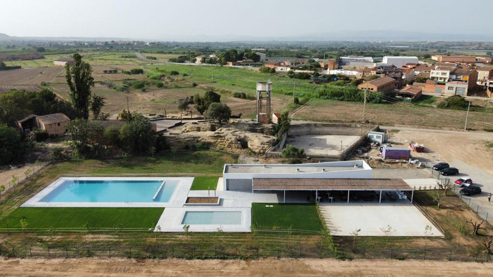 Les piscines estan ubicades a la nova zona esportiva - Foto: Ajuntament de Benavent de Segrià