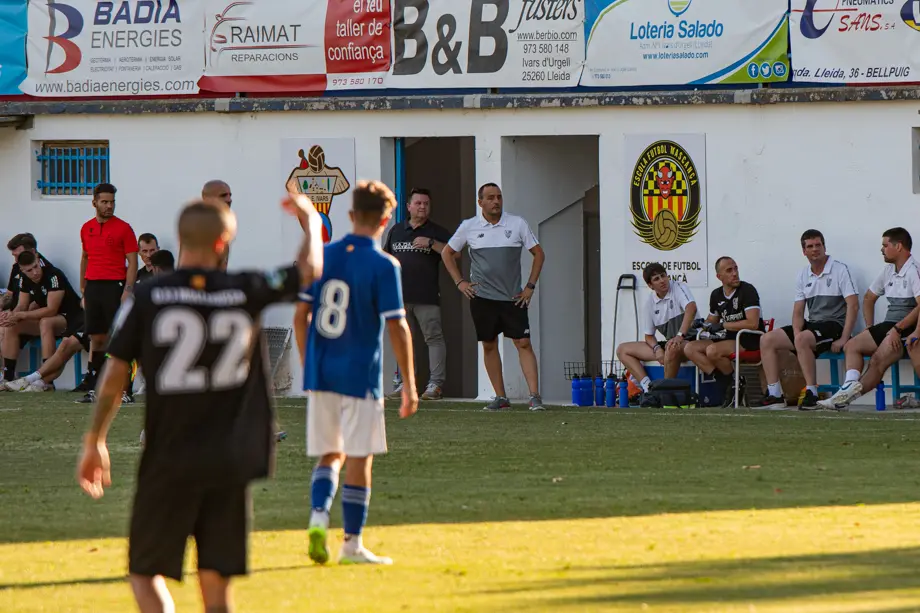 Partit amistós entre el Lleida Esportiu i el CFJ Mollerussa, disputat a Ivars d'Urgell - Foto: Jordi VInuesa