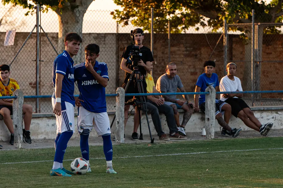 Partit amistós entre el Lleida Esportiu i el CFJ Mollerussa, disputat a Ivars d'Urgell - Foto: Jordi VInuesa