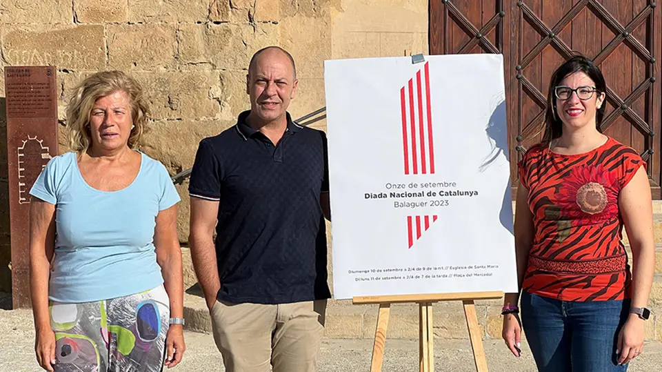 Presentació dels actes de la Diada nacional 2023 a Balaguer - Foto: Paeria de Balaguer