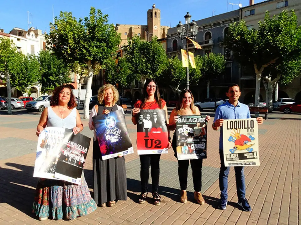 La Paeria de Balaguer ha presentat la programació de les Festes del Sant Crist de Balaguer, a la plaça Mercadal - Foto: E. Barta (Teritoris)