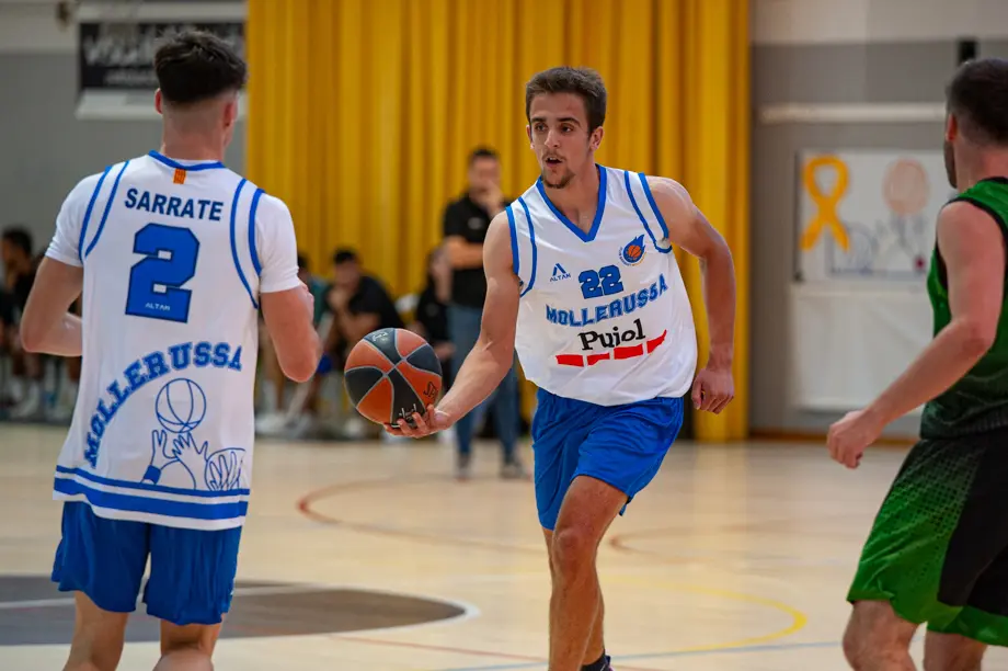 El Pujol CB Mollerussa comença la temporada amb una victòria a casa davant el CB Les Franqueses - Foto: Jordi Vinuesa