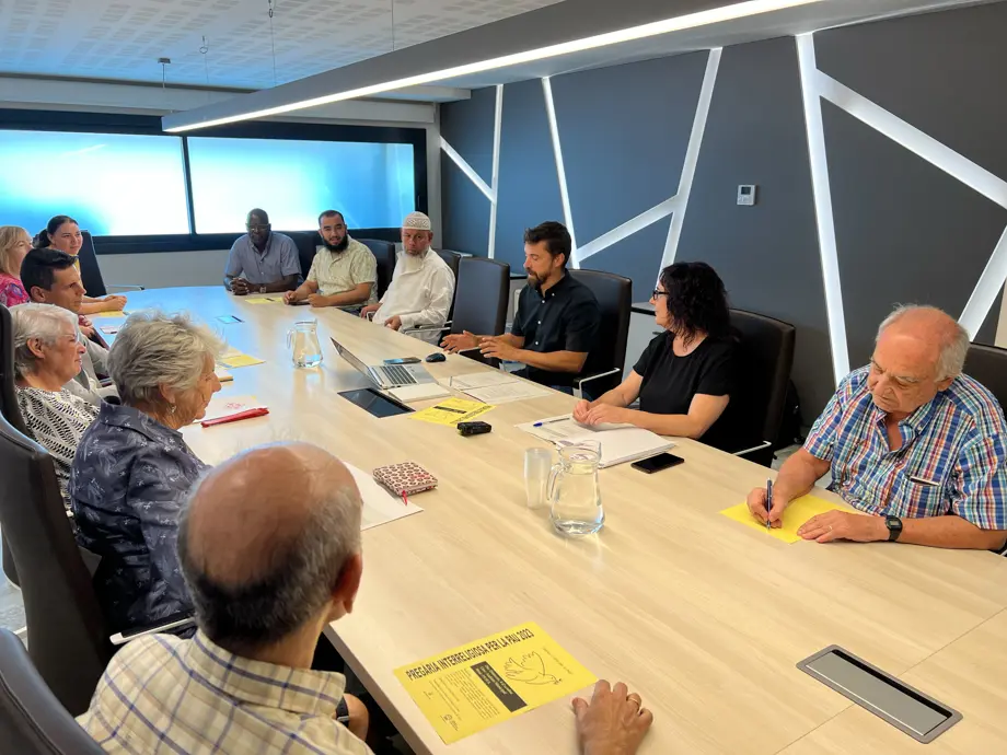 Reunió de l’assemblea de les religions de Lleida amb la Paeria - Foto: Oriol Bosch