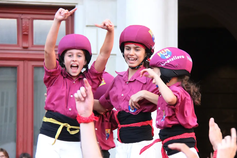 Celebració de la canalla dels Castellers de Lleida - Foto: Castellers de Lleida