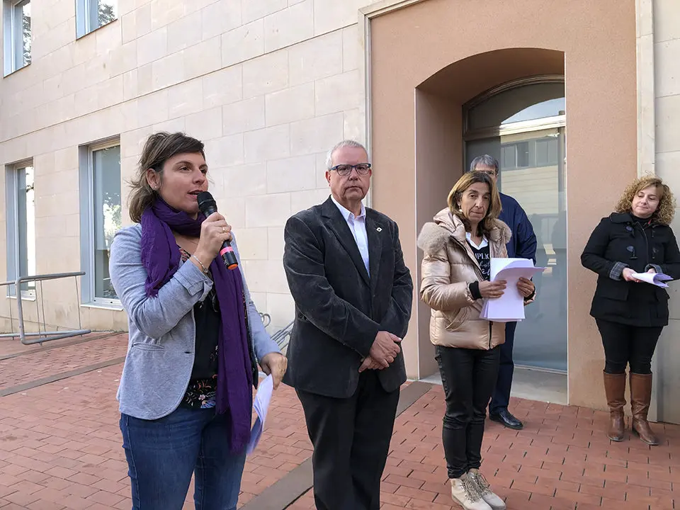 L'acte del 25N a la Segarra - Foto: CCSegarra