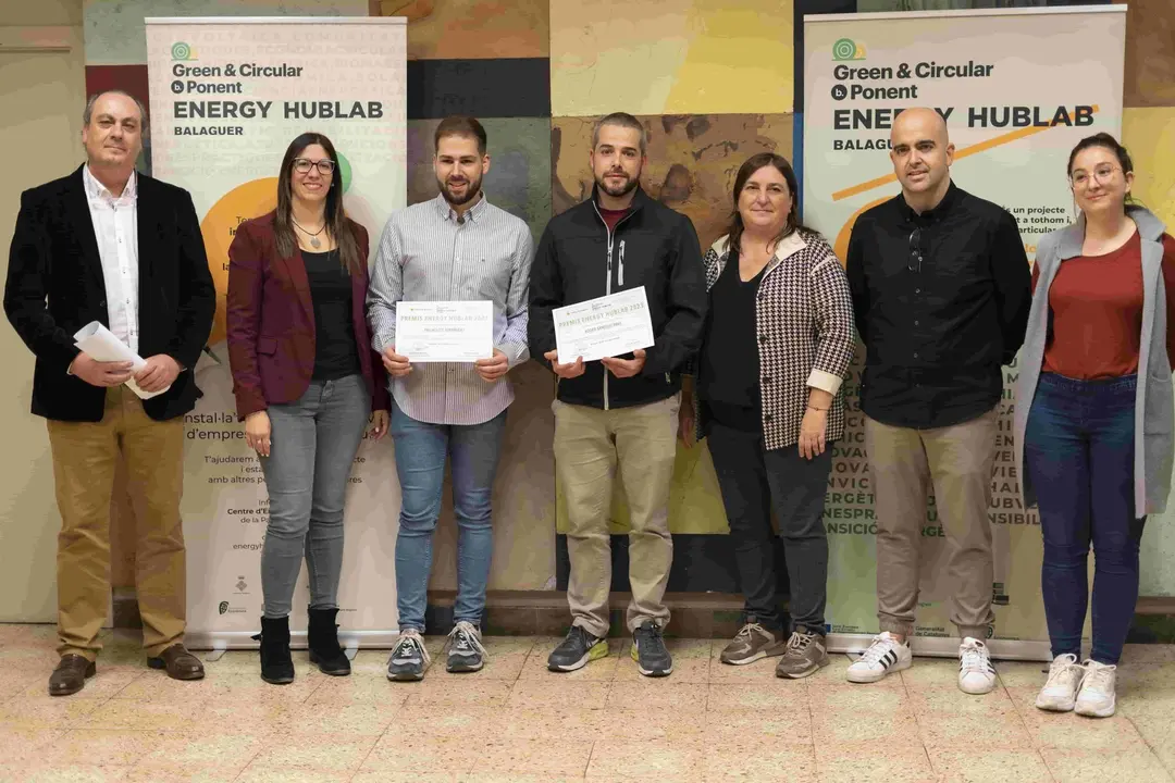 Cerimònia de Lliurament dels Guardons Energy HubLab a la Paeria de Balaguer