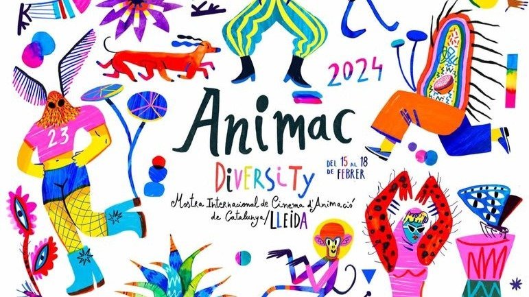 El cartell de la 28a edició d'Animac, que se celebrarà el febrer de 2024 - Animac