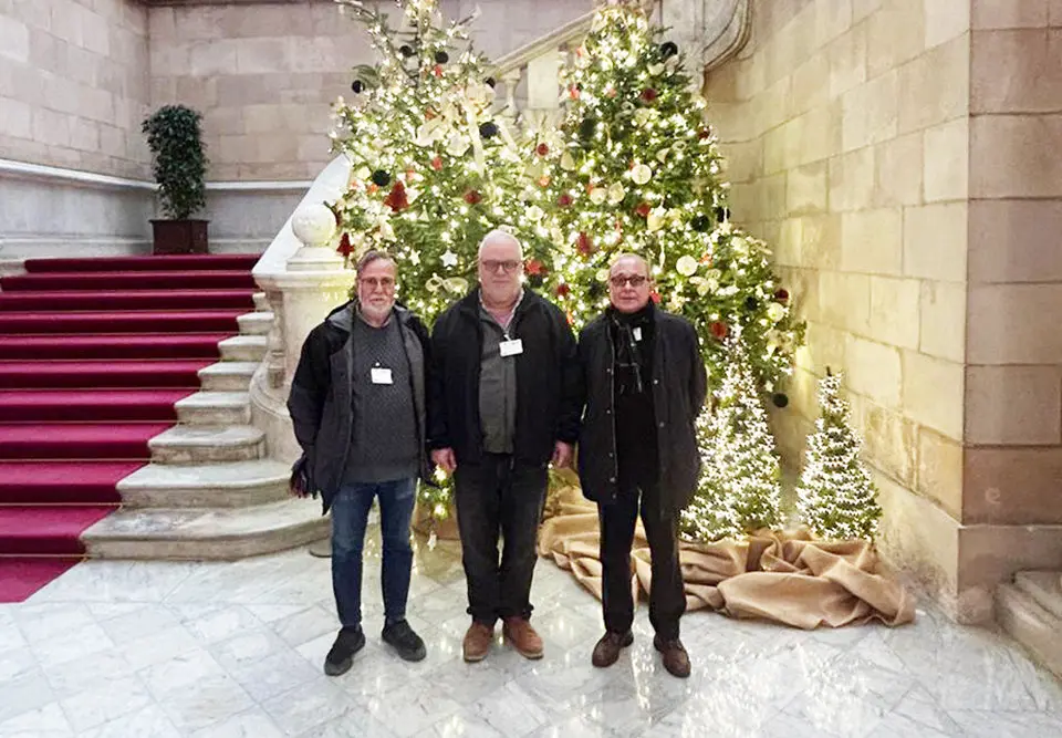 Representants de l'ACATCOR al Parlament