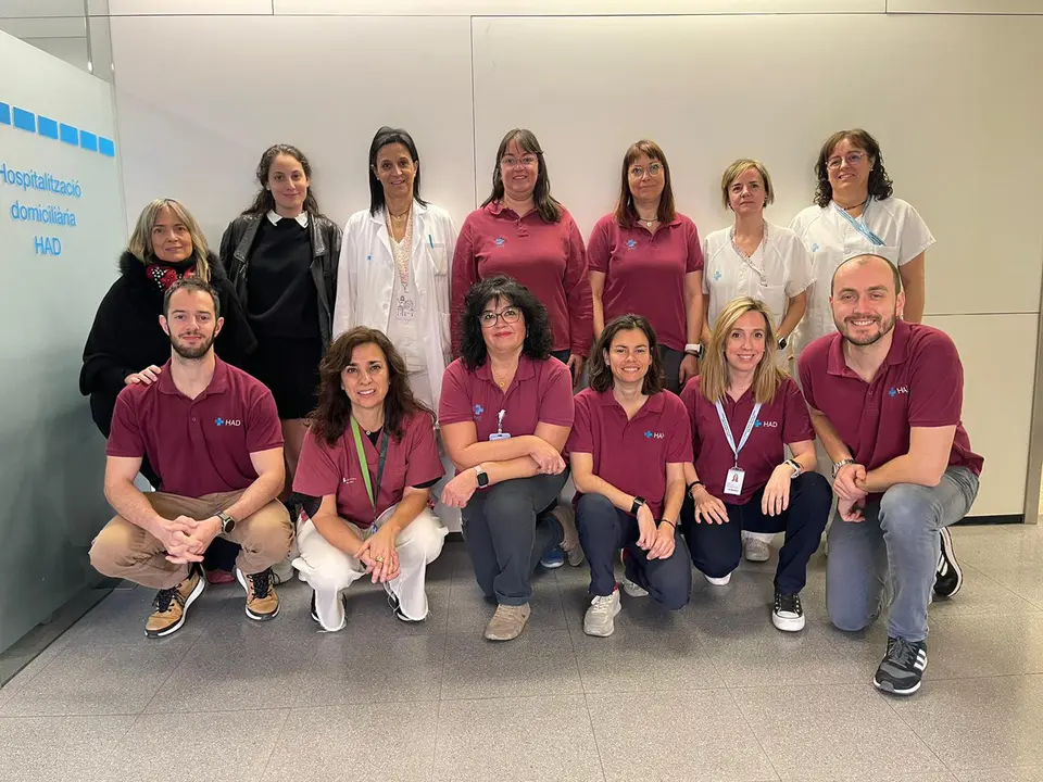 Equip d'hospitalització a domicili de la Regió Sanitària Lleida - Foto: Cedida pel Departament de Salut