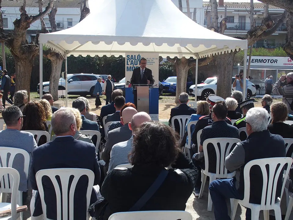 L'alcalde Marc Solsona, durant la seva interveció als parlaments d'aquest matí - Foto: Fira de Mollerussa