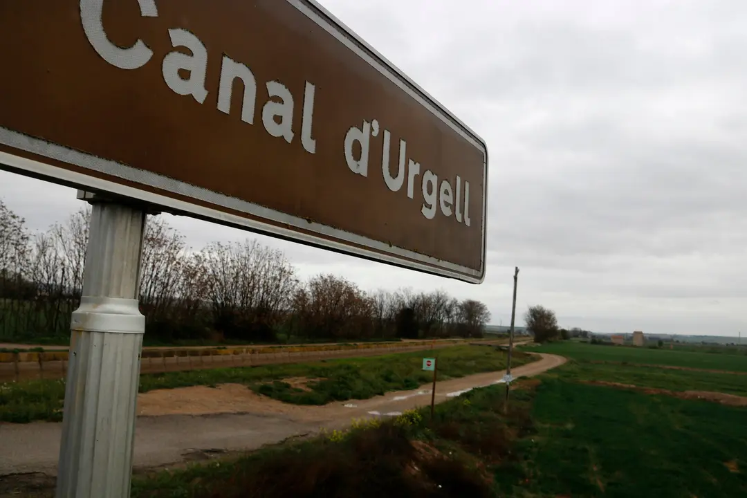 El canal d'Urgell al seu pas per Anglesola - Foto: Oriol Bosch