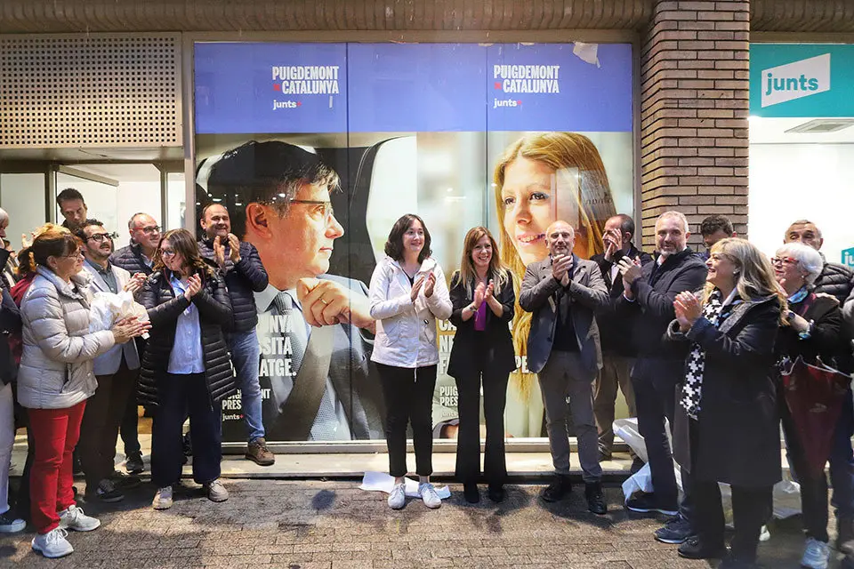 L'acte de campanya d'aquest dijous a la seu de Junts a les Terres de Lleida (2)