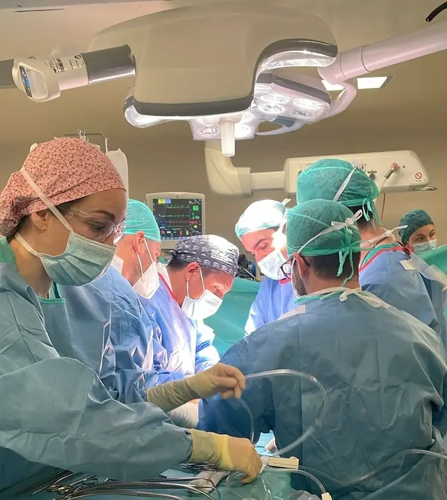 Imatge de la donació de cor en asistòlia controlada. Foto: Cedida per l'Hospital Universitari Arnau de Vilanova